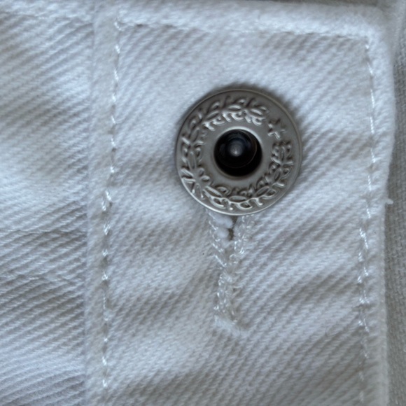 Women's Off-White Cargo Ankle Jeans - Picture 4 of 15